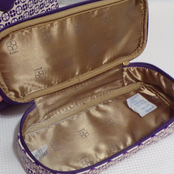 Inman Global Chic Women's Dome Travel Handbag w/Makeup Bag & Fanny Purse - Picture 6 of 14